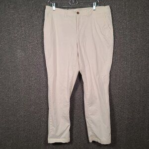 A New Day Women's Size 14 Stretch White Cotton Pants